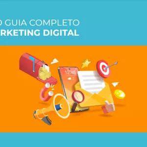Imagem de capa para o Ebook Ebook Marketing Digital Profissional - Guia Completo Passo a Passo