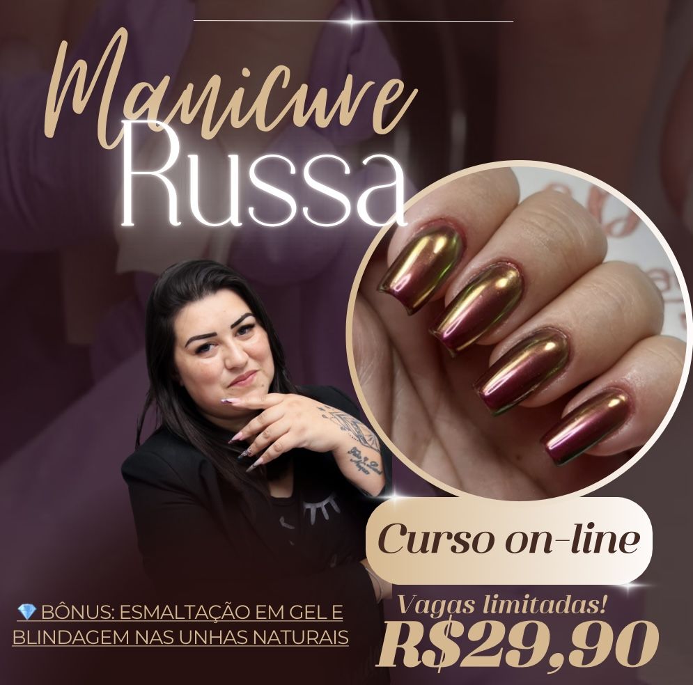 Imagem do curso Curso cutilagem russa e esmaltação em gel, blindagem.  Bônus efeito cromado. 