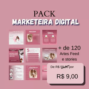 Imagem de capa para o Curso online Pack Marketeira Digital