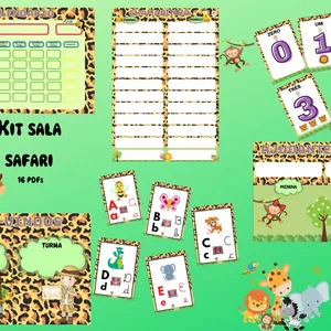 Imagem de capa para o Ebook Kit Sala Safari