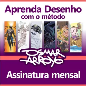 Imagem de capa para o Curso online Aprenda Desenho com o Método Osmar Arroyo - Assinatura Mensal