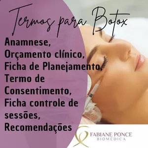 Imagem de capa para o Ebook ATENCAO TENHA TODA A DOCUMENTACAO PARA REALIZAR A TOXINA BOTULINICA - BOTOX 