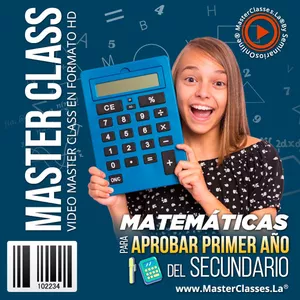Imagen de portada para Curso online Matemáticas para Aprobar Primer Año del Secundario