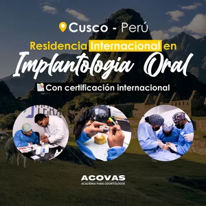 Imagen de portada para Curso online Residencia en implantologia Oral