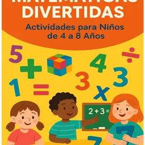 Imagen de portada para Ebook MATEMÁTICAS DIVERTIDAS – Actividades para Niños de 4 a 8 Años