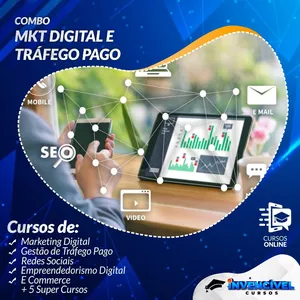 Imagem de capa para o Curso online MARKETING DIGITAL E GESTOR DE TRÁFEGO PAGO