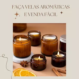 Imagem de capa para o Ebook Faça velas aromáticas e venda fácil