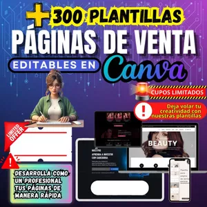 Imagen de portada para Curso online 🎬 PAGINAS WEB CANVA