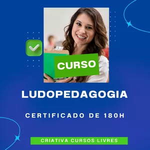 Imagem de capa para o Curso online Curso: Ludopedagogia com Certificado de 180h