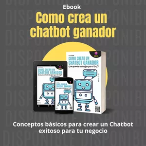 Imagen de portada para Ebook COMO CREAR UN CHATBOT GANADOR