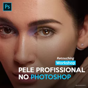 Imagem de capa para o Curso online Tratamento de pele Profissional no Adobe Photoshop