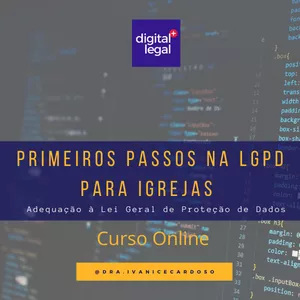 Imagem de capa para o Curso online Primeiros Passos na LGPD para Igrejas