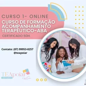 Imagem do curso Curso de formação em Acompanhantes Terapêuticos-ABA 