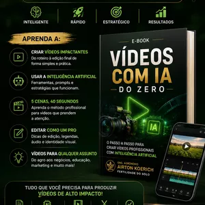 Imagem de GUIA PRÁTICO - VÍDEOS COM IA DO ZERO PARA O AGRO criado por Airton Koerich na hotmart
