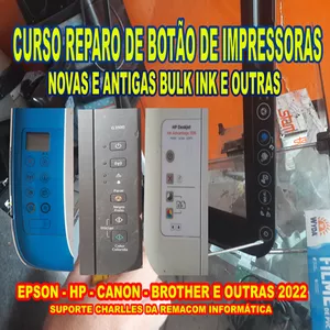 Imagem de Curso reparo do botão de impressoras Epson HP Canon e outras 2022. criado por charlles de oliveira santos na hotmart