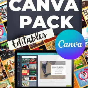 Imagen de portada para Curso online Canva - Pack Editables 