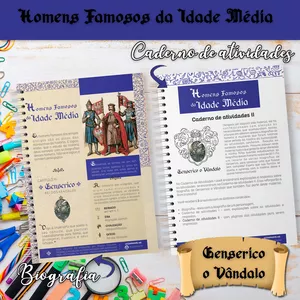 Imagem de capa para o Ebook GENSERICO REI DOS VÂNDALOS - HOMENS FAMOSOS DA IDADE MÉDIA