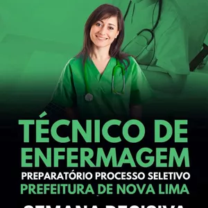 Imagem de capa para o Curso online SEMANA DECISIVA –TÉCNICO EM ENFERMAGEM– PSS PREFEITURA DE NOVA LIMA