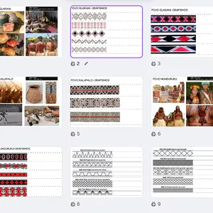 Imagem de capa para o Ebook Grafismos indígenas