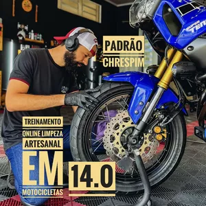 Imagem de capa para o Curso online Metódo Chrespim 14.0 | Limpeza Artesanal de Motos