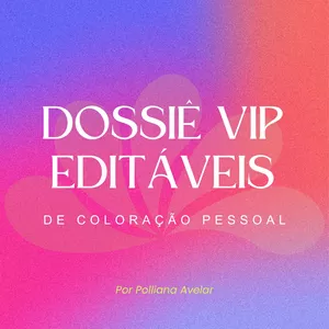 Imagem de capa para o Curso online Dossiês VIP editáveis de coloração pessoal 