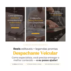 Imagem do curso REELS — PARA DESPACHANTE VEICULAR