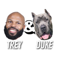 Trey and Duke Dog Training Academy logo