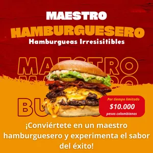 Imagen de portada para Ebook Receta de Hamburguesas 