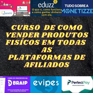Imagem principal do produto COMO VENDER PRODUTO FÍSICO NAS PLATAFORMAS DE AFILIADOS 