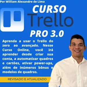 Imagem de capa para o Curso online CURSO TRELLO PRO 3.0 - ATUALIZADO e REVISADO