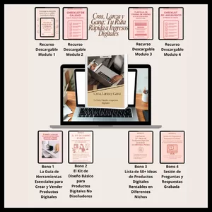 Imagen de portada para Curso online Crea, Lanza y Gana: Tu Ruta Rápida a Ingresos Digitales 