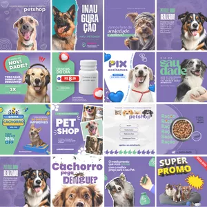 Imagem de capa para o Curso online Pack Canva Pet Artes Exclusivas para PetShop 
