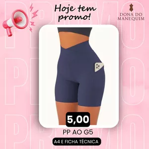 Imagem de capa para o Ebook MOLDE SHORT CINTURA ALTA FITNESS 