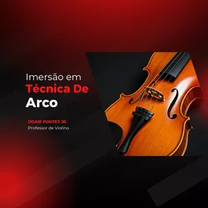 Imagem de capa para o Curso online Técnica de corda solta e produção de som no violino