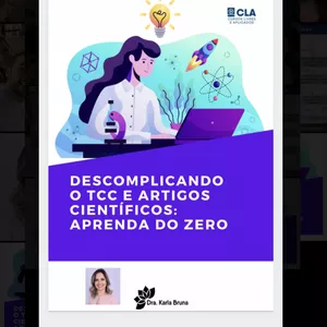 Imagem de capa para o Ebook Descomplicando o TCC e Artigos Científicos: Aprenda do ZERO!