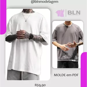 Imagem de capa para o Ebook CAMISETA OVERSIZED