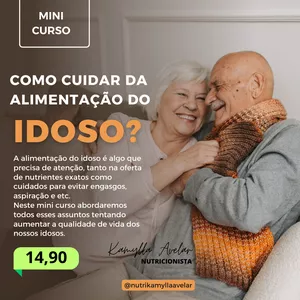 Imagem de capa para o Curso online Como cuidar da alimentação do idoso?
