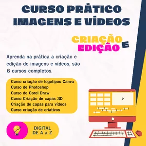 Imagem de Curso prático imagens e vídeos criado por Almir Cordeiro Barros Filho na hotmart