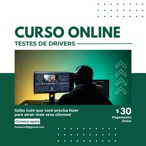 Imagem de capa para o Curso online Testes de Softwares e Drivers!