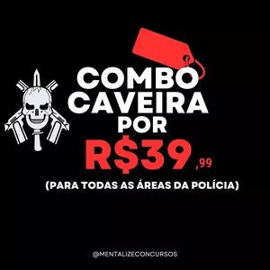 Imagem de capa para o Curso online COMBO CAVEIRA- Para Carreiras Policiais 