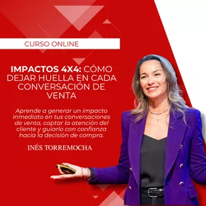 Imagen de portada para Curso online Impactos 4x4: Cómo Dejar Huella en Cada Conversación de Venta