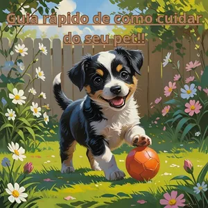Imagem de capa para o Ebook Guia rápido e prático de como cuidar bem do seu pet 🐱