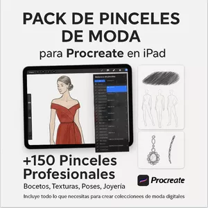 Cover image for Online course Procreate Fashion Brushes .