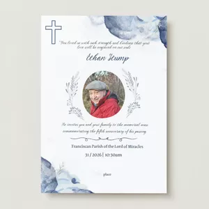 Imagen de portada para Ebook Plantilla de Invitación para Misa de Honras – Diseño Elegante y Personalizable