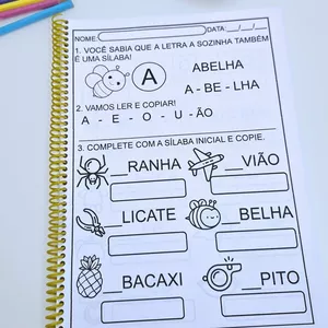 Imagem de capa para o Ebook CARTILHA SÍLABAS SIMPLES COM O ÃO