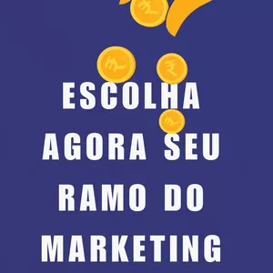 Imagem de capa para o Ebook Escolha agora seu ramo do Marketing Digital.