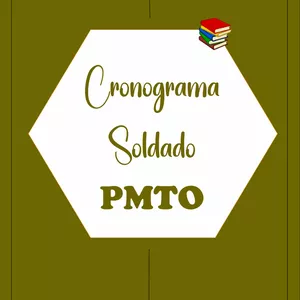 Imagem de capa para o Ebook CRONOGRAMA PMTO - SOLDADO