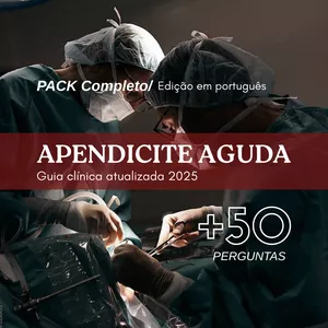 Imagem do curso APENDICITE AGUDA 2025- Pack de estudo intensivo/ Edição em português.