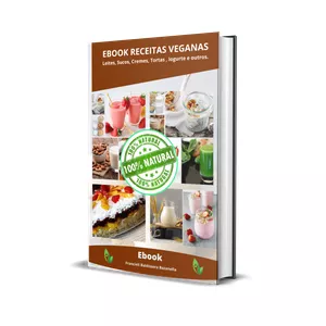 Imagem de capa para o Ebook Ebook 1 Receitas Saudáveis Alimentação Crua e Viva