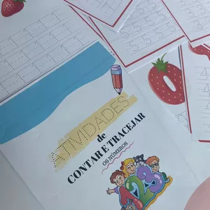 Imagem de capa para o Ebook Atividade de contar e tracejar os números